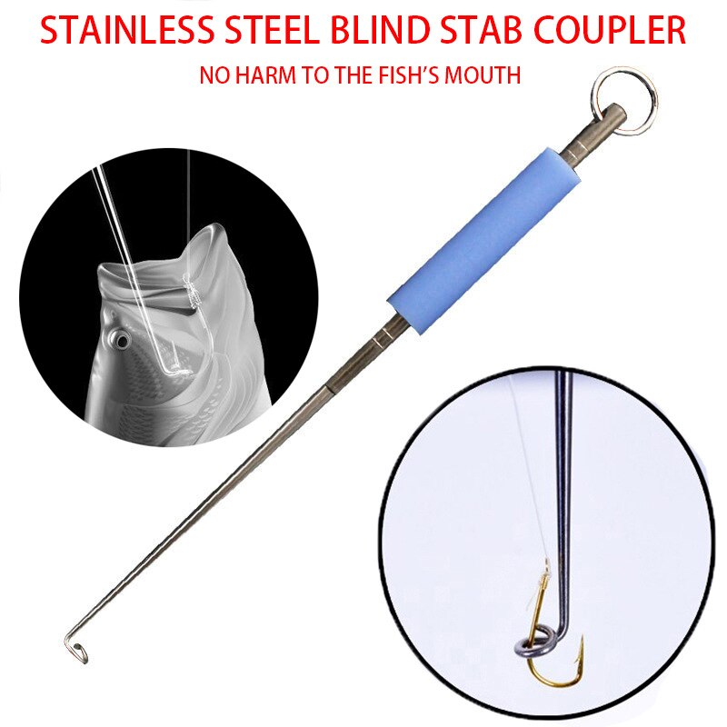 Fishing Equipment Parts - Angelhaken-Entferner 2/6/8 Stück Edelstahl Fischhaken-Abhakwerkzeug Schnellentkoppelter