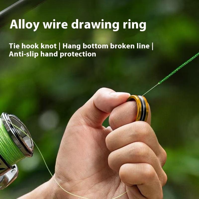 Fishing Equipment Jet - 1/2 Stück Angelschnurzieher mit Rutschfestem Gummiring,