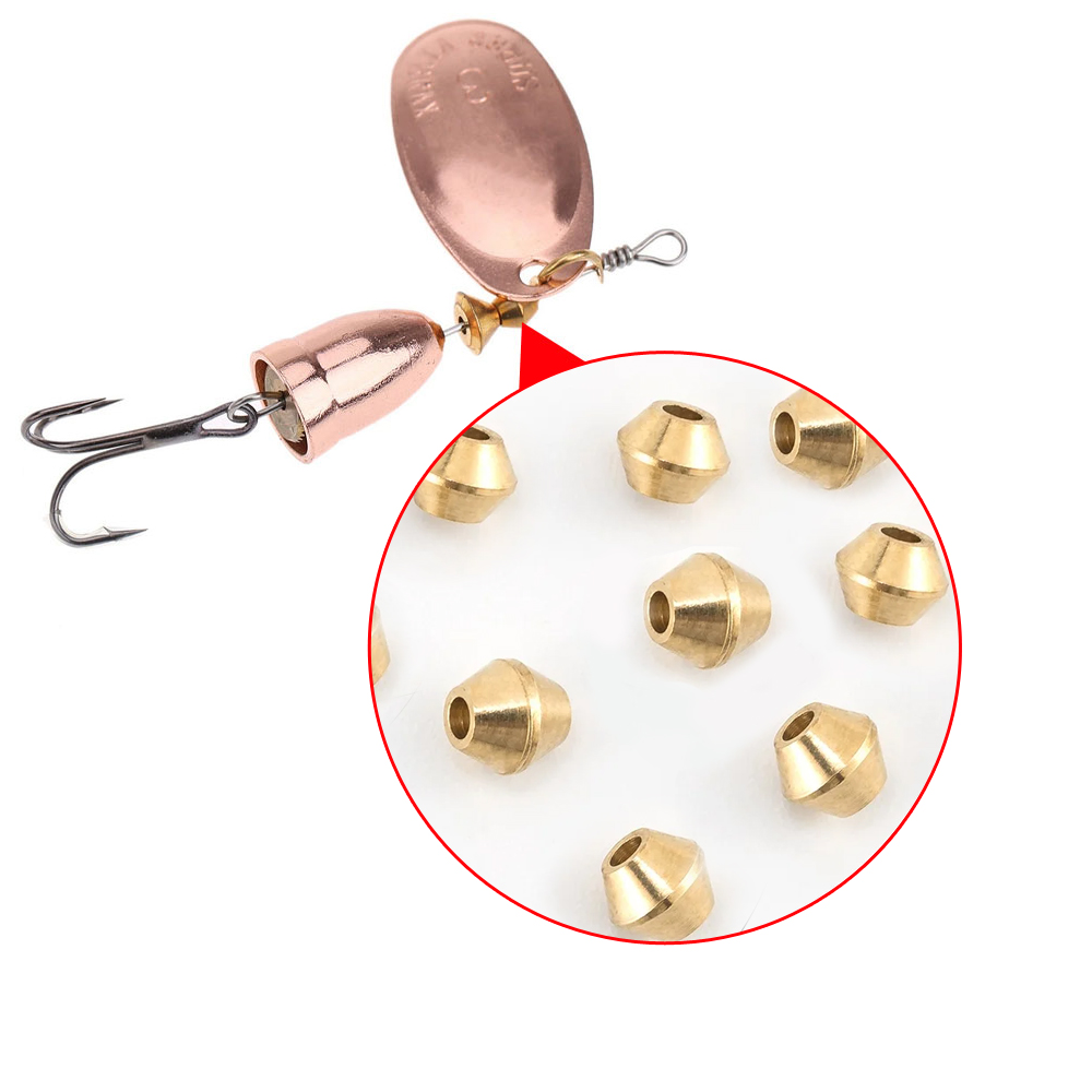 Trout Fishing Lure - 40 Stück DIY Köder Messing Angeln