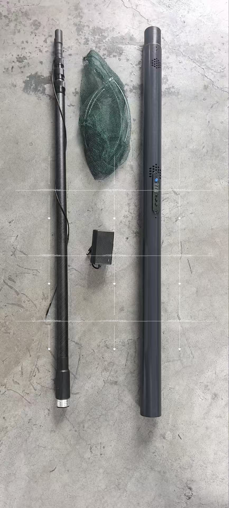 Landing Net Telescopic - 4,2m 9000W Ultraleichtes Elektrisches Teleskop-Fischernetz aus