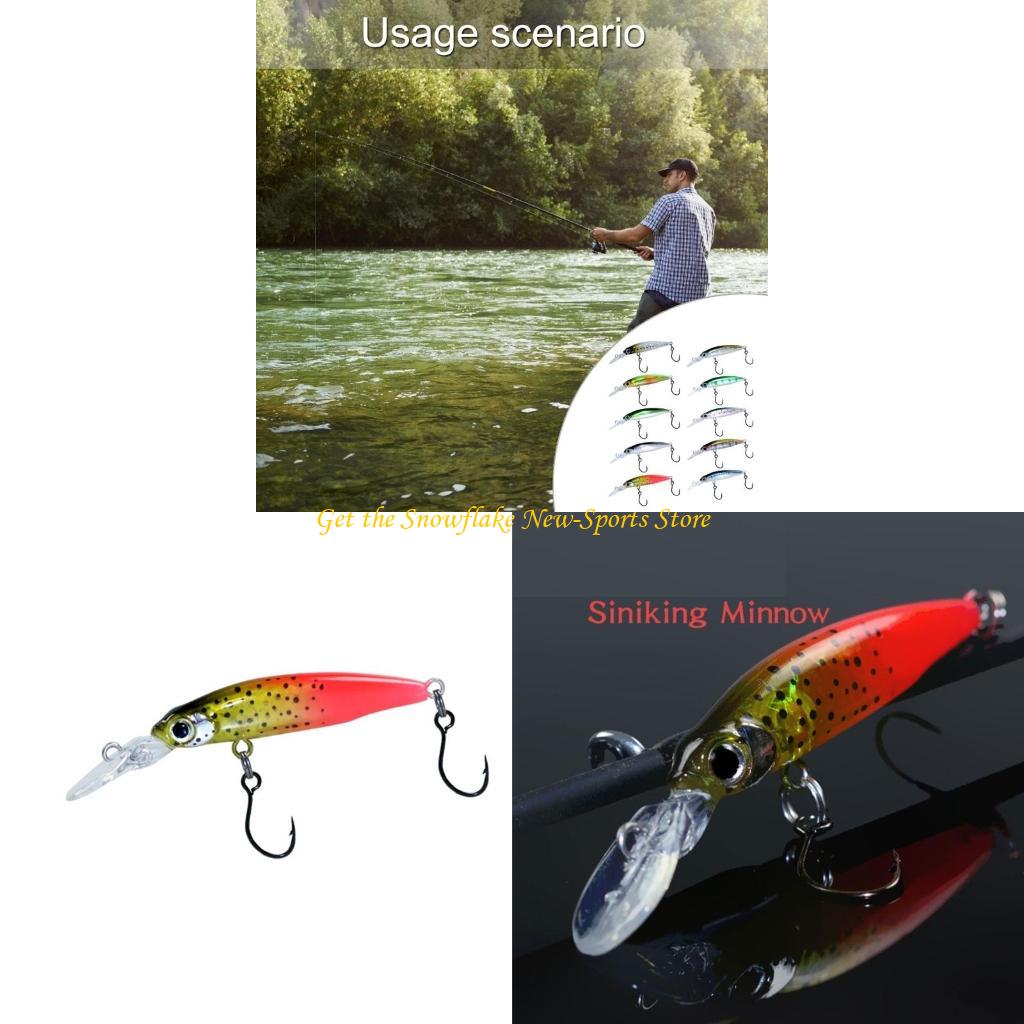Trout Fishing Lure - E56d sinkende Fischerei Köder Salzwasserköder Forellen