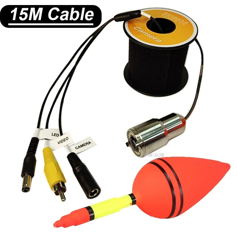 Underwater Fishing Camera - 15 m Kabel Unterwasser-Angelkamera 12 LED