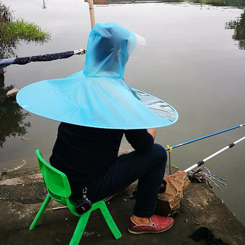 Fishing Equipment Jet - Outdoor faltbarer Regenschirm Hut Anti-Regen Anti-Sonne