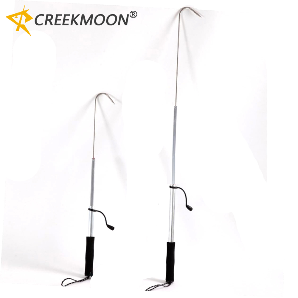 Landing Net Telescopic - Teleskopischer Fischgaff aus Edelstahl, Eis- und