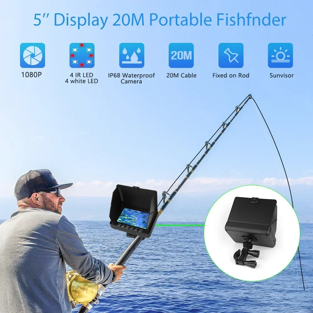 Fisch Finder 5,0 Zoll LCD Disp – Underwater Fishing Camera Bewertung und Preis