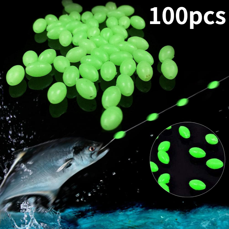 100 teile/los Oval Nacht Leuch – Fishing Equipment And Tools Bewertung und Preis