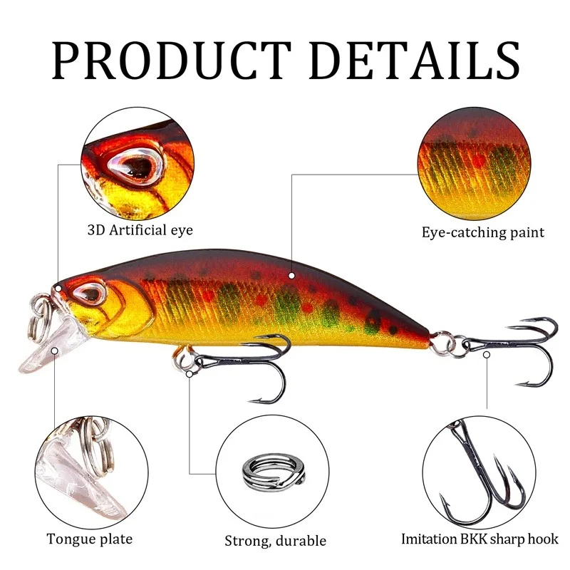 5 stücke Angeln Lockt Kit Sink – Trout Fishing Lure Bewertung und Preis