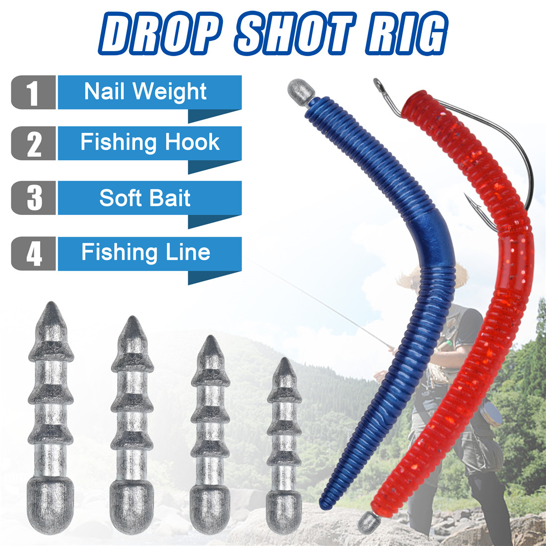 20 stücke Nagel gewichte plati – Trout Fishing Lure Bewertung und Preis