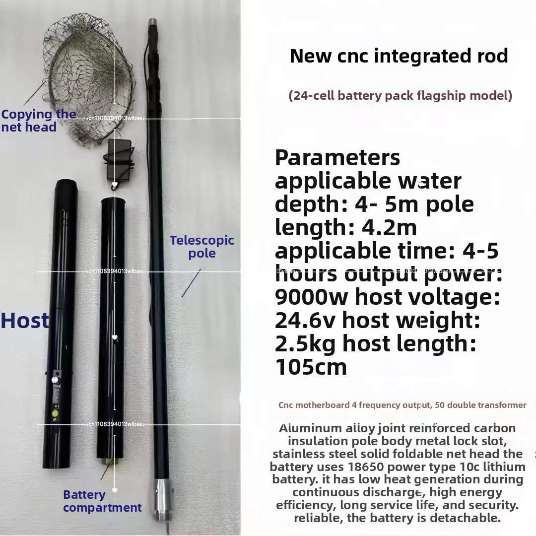 4,2m 9000W Ultraleichtes Elekt – Landing Net Telescopic Bewertung und Preis