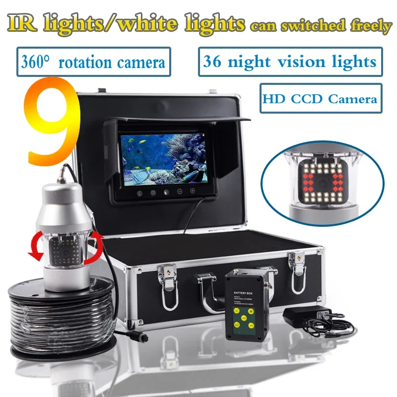 Fischfinder F08A 9-Zoll-Unterw – Underwater Fishing Camera Bewertung und Preis