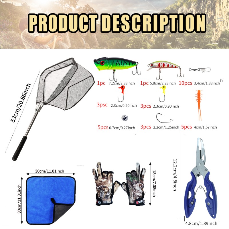Kohlefaser-Teleskop-Angelruten – Landing Net Telescopic Bewertung und Preis