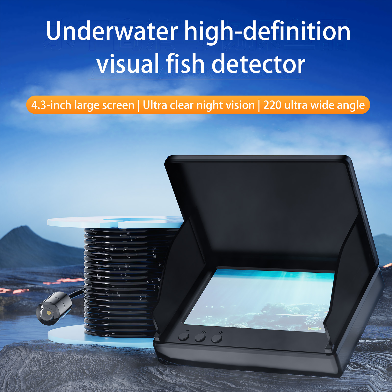 4,3 Zoll Unterwasser 15/30M An – Underwater Fishing Camera Bewertung und Preis