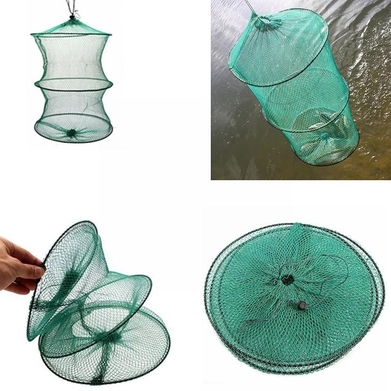 Falten Runde Nylon Mesh Metall – Landing Net Telescopic Bewertung und Preis