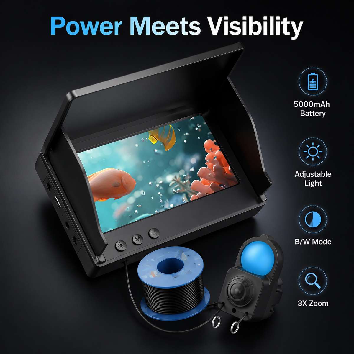 HD Unterwasser-Angelkamera mit – Underwater Fishing Camera Bewertung und Preis